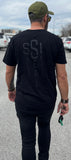 Black on Black "SALTY SEAL IND" Tshirt