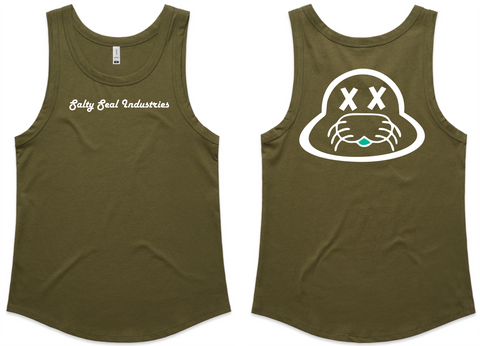 LADIES TANK TOP ARMY