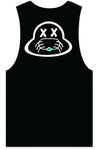 Salty Seal Singlet Black