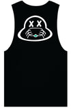 Salty Seal Singlet Black