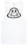 Salty Seal Singlet White