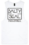 Salty Seal Singlet White