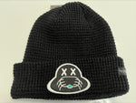 Black "SALTY SEAL" Waffle Beanie